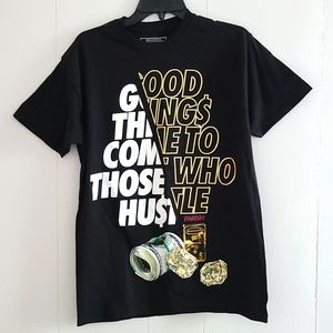 Parish Nation Men's Black Cotton T- Shirt Size M NWOT